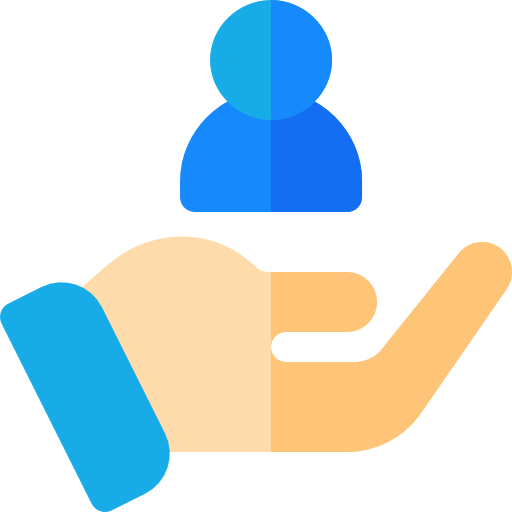 Icône représentant le soutien humain